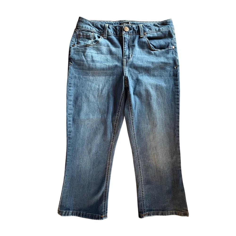 1822 Denim Cropped Jeans Womens 10 Blue Excellent‎ Mid Wash